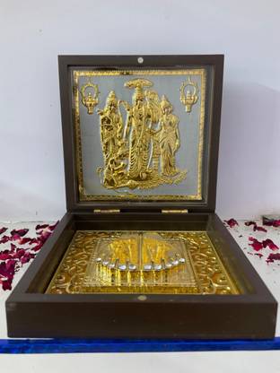 NAV PREM Ram Darbar Medium Divin Box Decorative Showpiece  -  3 cm