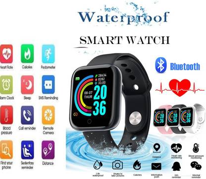 Amit Enterprises A262_Y68 PRO COOL WACTH fitness BAND black color (pack of 1) Smartwatch