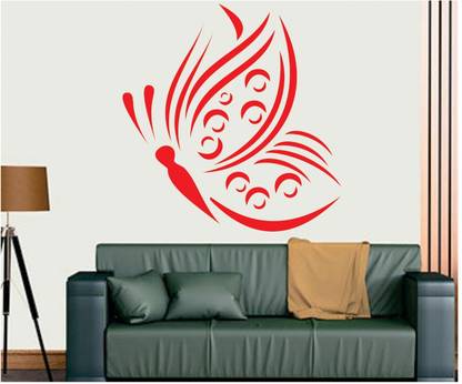 Millionminds Modern Wall Design Stencils for Home Wall Decoration ST186 (16" x 24" Reusable Wall Stencil) Stencil