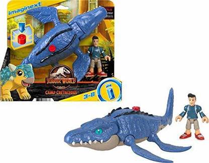 Jurassic World Colossal Carnotaurus Toro Dinosaur Action Figure Camp Cretaceous with Stomach-Re
