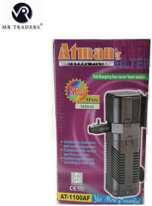 Mr Traders ATMAN AT-1100AF Aquarium Internal Filter (For Freshwater and Marine Aquarium) Power Aquarium Filter