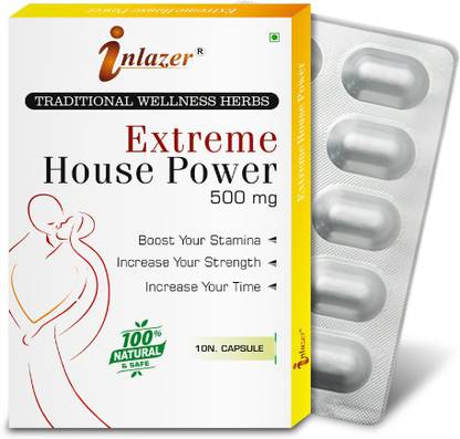 inlazer Extreme House Power Organic Tablets | Increases S-E-X Drive & Vitality