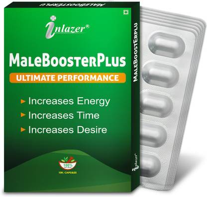 inlazer Male Booster Plus Ayurvedic Capsule Controls Early Delay & Reduce Weakness