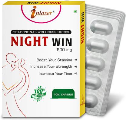 inlazer Night Win Organic Medicine Controls Early Delay & Reduce Weakness