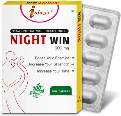 inlazer Night Win Wellness Solution Controls Early Delay & Improves Harmones