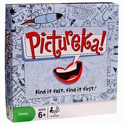 KTRS Pictureka Board Game for Kids & Adults with Playing Card and Chips Board Game Board Game Accessories