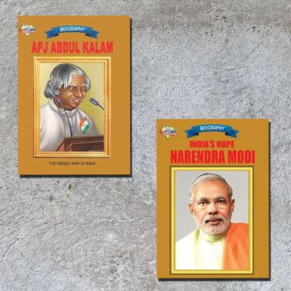 Famous Personalities from India | Set of 2 Books | APJ Abdul Kalam + India's Hope Narender Modi