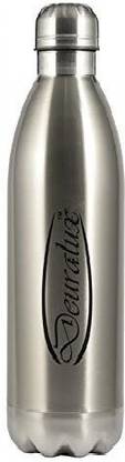DEURALUX Aqua 1000 Steel Vacuum Flask 1 liter 24 Hr Cold and Hot Bottle 1000 ml Steel Bottle