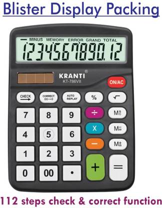 kranti KT-786VII Basic  Calculator