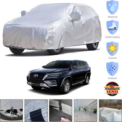 Sensi Car Cover For Toyota New Fortuner (With Mirror Pockets)