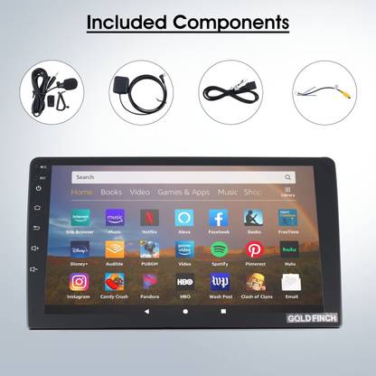 GOLDFINCH Audio 10 inch Full Touch Screen Android With Bluetooth,(2 GB RAM, 16 GB ROM) Car Stereo