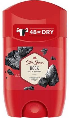 OLD SPICE Rock With Charcoal Deodorant Stick 50 Ml Deodorant Stick  -  For Men & Women