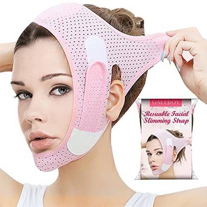 Galeboy Double Chin Reducer, Face Slimming Strap, V Line Lifting Mask Chin Strap for Wo  Face Shaping Mask