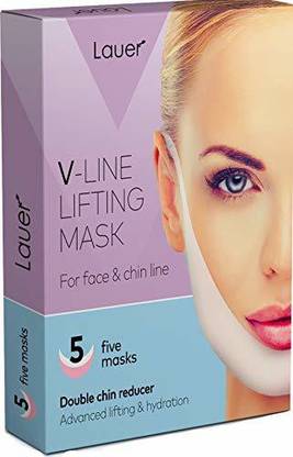 V Shaped Slimming Face Mask Double Chin Reducer V Line Lifting Mask Neck Lift Tape Face  Face Shaping Mask
