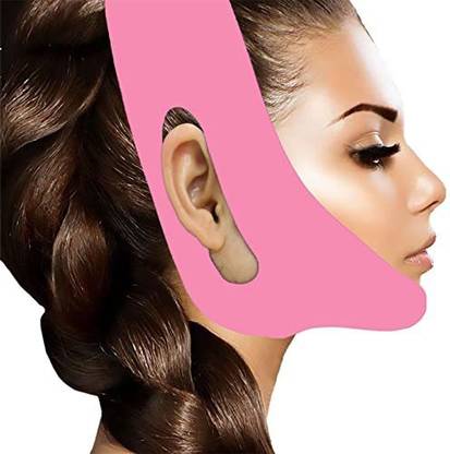 WIDVIH Silicone Lifting Bandage V Shaped Slimming Facial Strap Double Chin Reducer  Face Shaping Mask