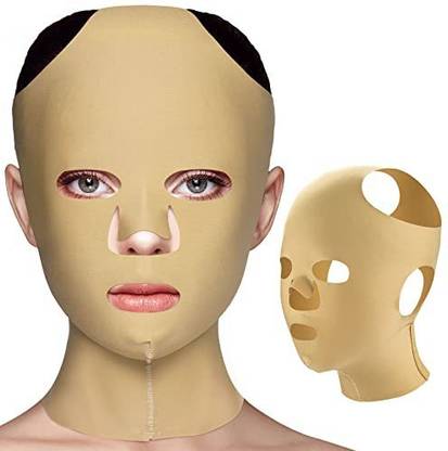 OIIKI Full Face Lift Sleeping Belt, Elastic Face Slimming Mask, Comfortable V Line  Face Shaping Mask