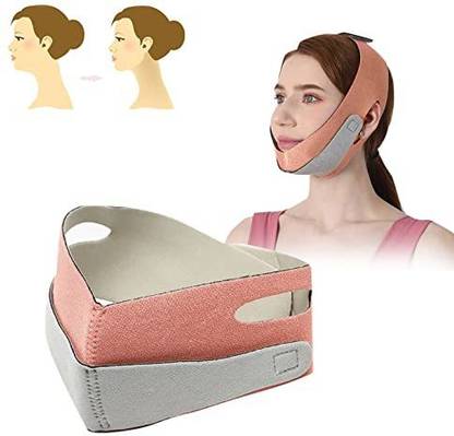 SCOBUTY Face Lifting Belt,Double Chin Reducer,V Shaped Slimming Face Mask,Face Slimming  Face Shaping Mask