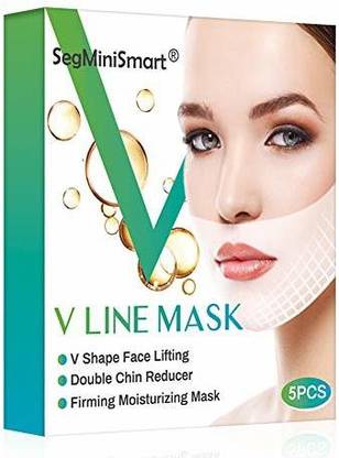 SEGMINISMART V Line Mask,Double Chin Reducer,Chin Up Patch,Face Lift V Lifting Chin Up Patch  Face Shaping Mask