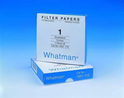 whatman QUALITATIVE FILTER PAPER NO 1 125MM DIA WHATMAN 1001 125 PK OF 100 Filter Paper