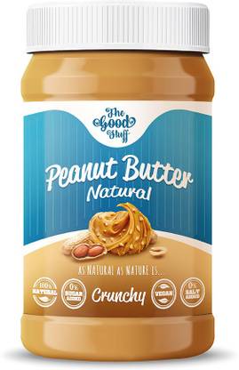 The Good Stuff All Natural Peanut Butter Crunchy | Unsweetened, Protein Rich | Pack of 1