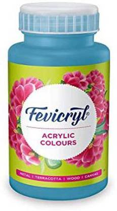 Fevicryl Acrylic Colour (100 Ml) Sky Blue (Set of 1)