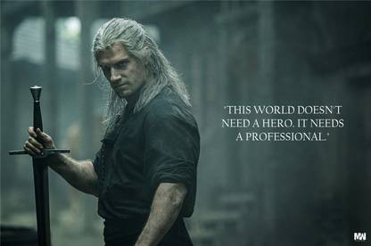 Witcher Geralt of Rivia Netflix 18 x 12 inch Poster Paper Print