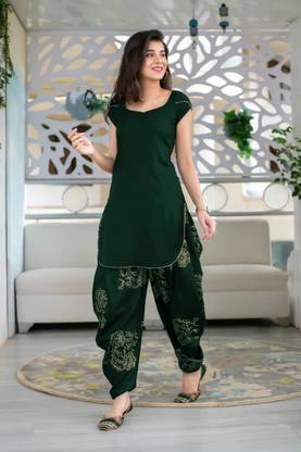 Women Kurta and Patiala Set