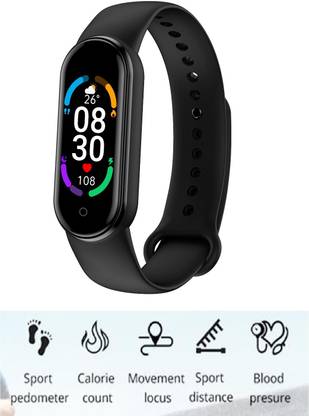 Y2H Enterprises S25_M6 SMART BANDActivity Tracker Bluetooth Watch only black (pack of 1)