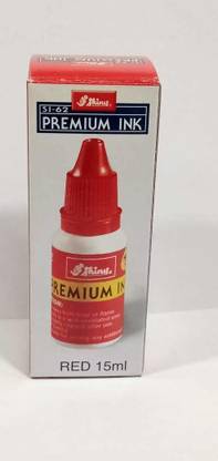 SHINY Permanent Premium Ink Red Color (15ml) Stamp Pad Ink