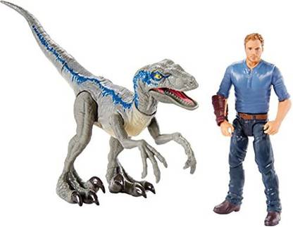 Jurassic World STORY PACK Velociraptor "Blue" & Owen
