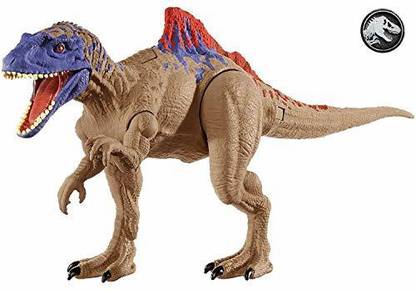 Jurassic World Dual Attack Concavenator Dinosaurs in Medium Size with Button-Activated Dual Str