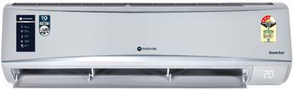 MOTOROLA Multi-Convertible 1.5 Ton 3 Star Split Inverter AC  - Indoor Unit-Silver, Outdoor Unit-White