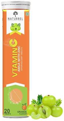 Naturrel Vitamin C tablets Amla with Zinc | Immunity booster - 20 tablets