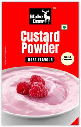 Blakedeer Custard Powder Rose Flavour Combo, 200g Custard Powder
