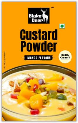 Blakedeer Custard Powder Mango Flavour Combo, 200g Custard Powder
