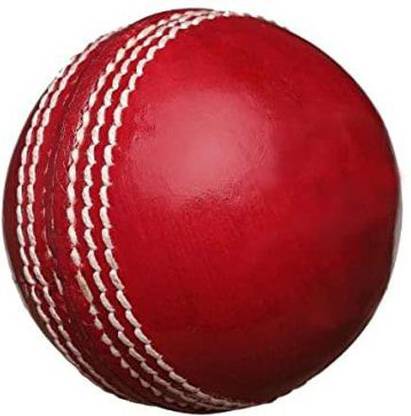 HHS SPORTS Cricket Red Leather Ball Cricket Synthetic Ball (Pack of 1, Red) Cricket Leather Ball