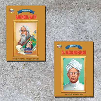Biographies of Great Personalities | Set of 2 Books | Rabindranath Tagore + Dr. Radhakrishnan