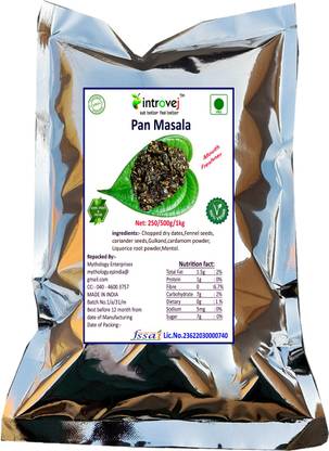 INTROVEJ Pan Mukhwas Mouth Freshner 250gm in Pouch Pan Mouth Freshener