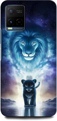 GRAFIQE Back Cover for Vivo Y21E LION, TIGER, KING, TIGER LOGO