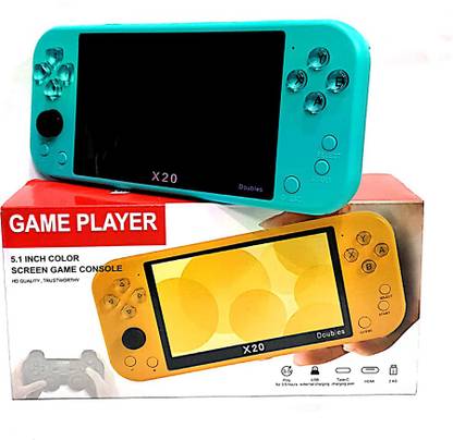 Clubics X20 5.1 inch PSP Gaming Console 8GB Memory 15000+ HD Games - Green HD Edition