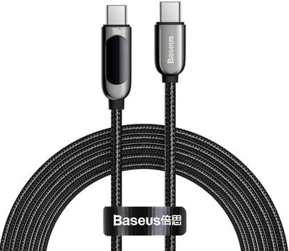Baseus USB Type C Cable 2 m Display Fast Charging Data Cable Type-C to Type-C 100W