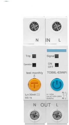 amiciSmart WiFi MCB, Circuit Breaker & Energy Meter, 63A Smart Switch Timer WiFi MCB, Circuit Breaker & Energy Meter, 63A Smart Switch Timer MCB