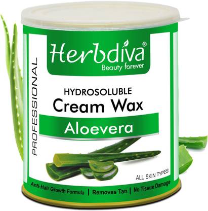 Herbdiva Aloevera Painless Hair Removal Wax 800gm Wax