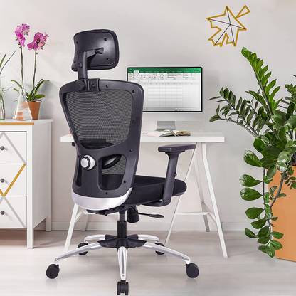 Wolf Premium Quality Office Chair Mesh Office Adjustable Arm Chair