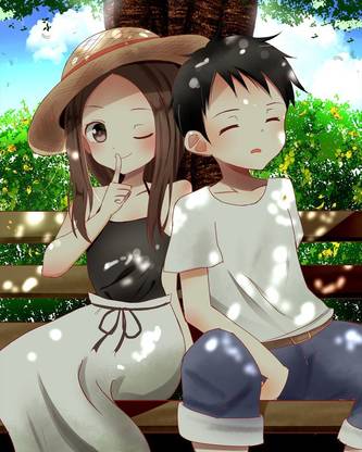 Teasing Master Takagi-San Karakai Jouzu No Takagi San Anime Series Matte Finish Poster Paper Print