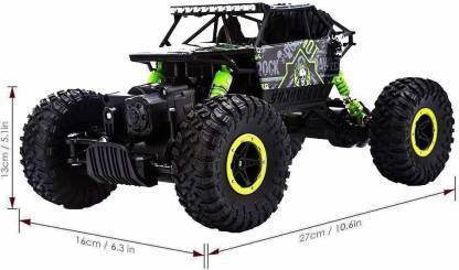 Mahabali Original Rock Crawler 4 WD RC Rally Car (1:18 Scale) Remote Control (Multicolor)