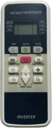 Digimore AC Remote Compatible for  AC (EXACTLY SAME REMOTE WILL ONLY WORK) Remote Hitachi Remote Controller