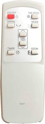 HDF AC Remote Control Compatible for  |HF-1 Voltas Window AC Remote Controller