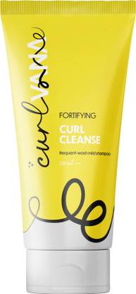 Curlvana Fortifying Curl Cleanse - Shampoo for Curly Hair, 200ml. Zero-Frizz, All-Weather