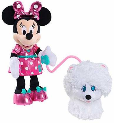 Just Play Minnie's Walk & Play Puppy Feature Plush  - 7 inch